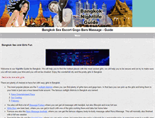 Tablet Screenshot of bangkok-nightlife-guide.com
